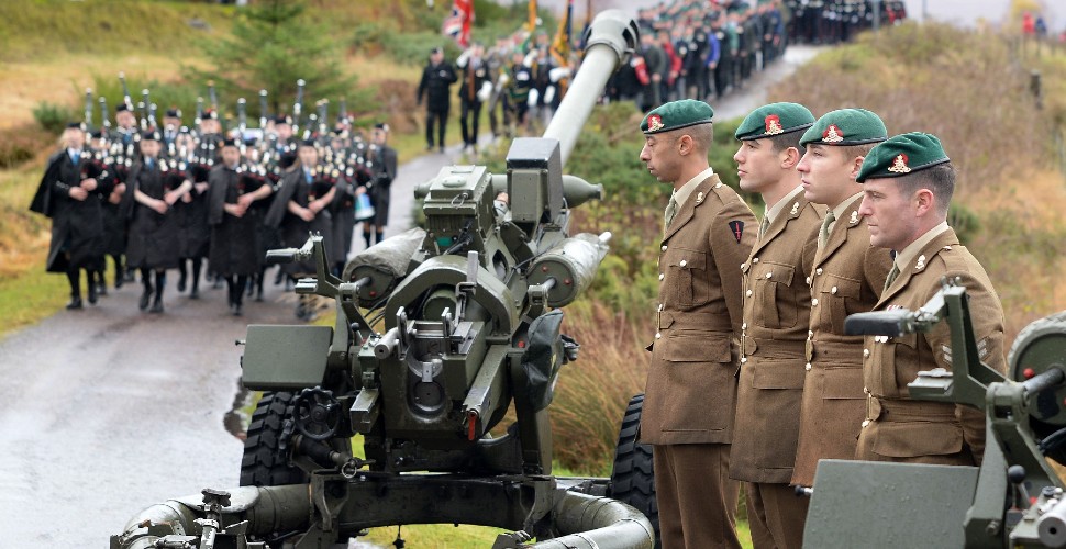 29 Commando Regiment Royal Artillery parade